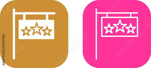 Hotel Sign Vector Icon