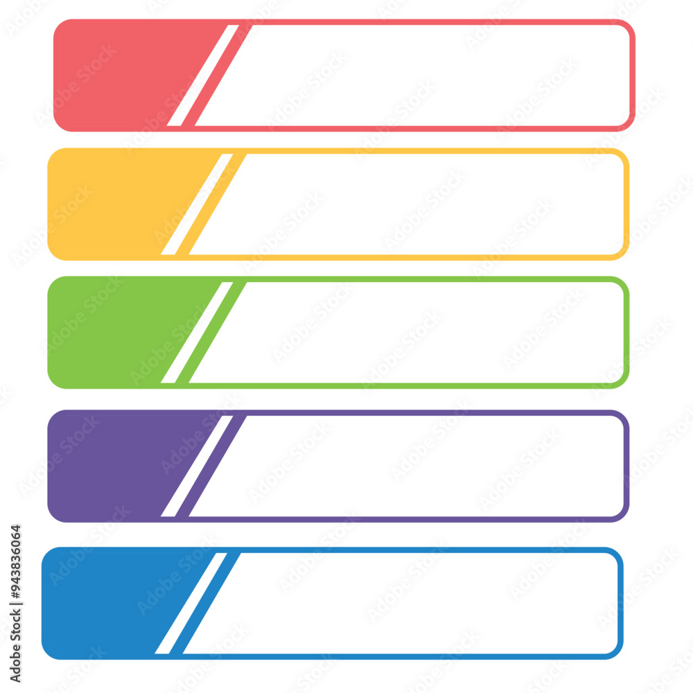Infographic List 4 Steps and Process Element Infographic List 4 Steps and Process Element