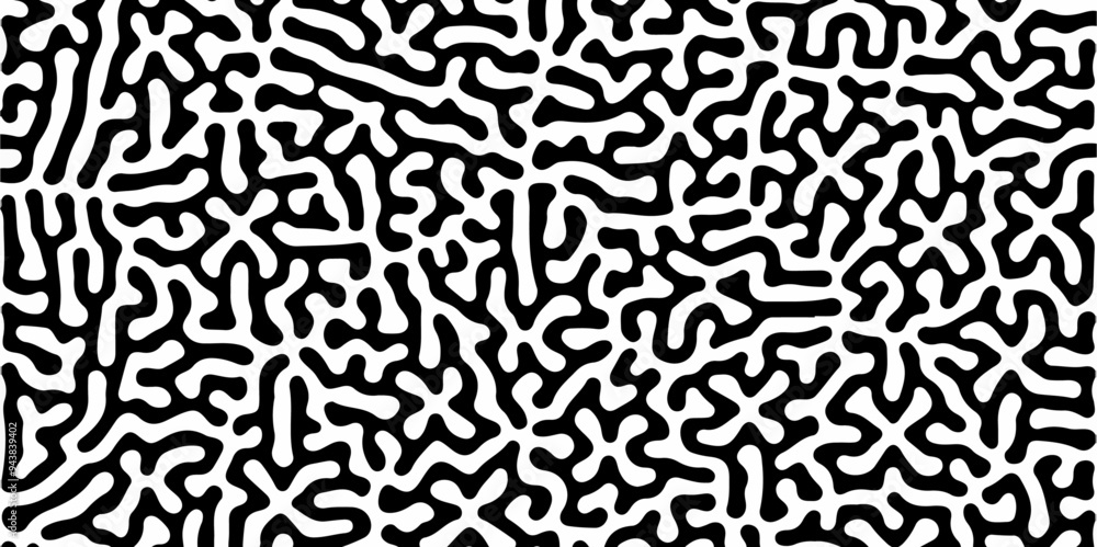 Abstract seamless turing pattern minimal organic geometric white background. black bold line abstract pattern Transparent monochrome striped texture, seamless pattern, modern stylish texture. Abstract seamless turing pattern minimal organic geometric white background. black bold line abstract pattern Transparent monochrome striped texture, seamless pattern, modern stylish texture.