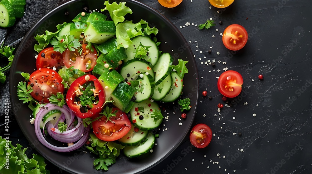 Fresh quinoa salad with colorful vegetables such as bell peppers, cherry tomatoes, cucumbers, and red onions, drizzled with citrus dressing, Fresh quinoa salad with colorful vegetables such as bell peppers, cherry tomatoes, cucumbers, and red onions, drizzled with citrus dressing,