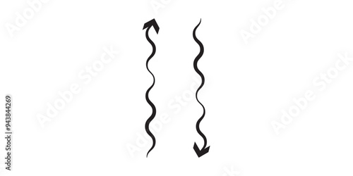 PrintLong arrow vector icon. Black horizontal double arrow