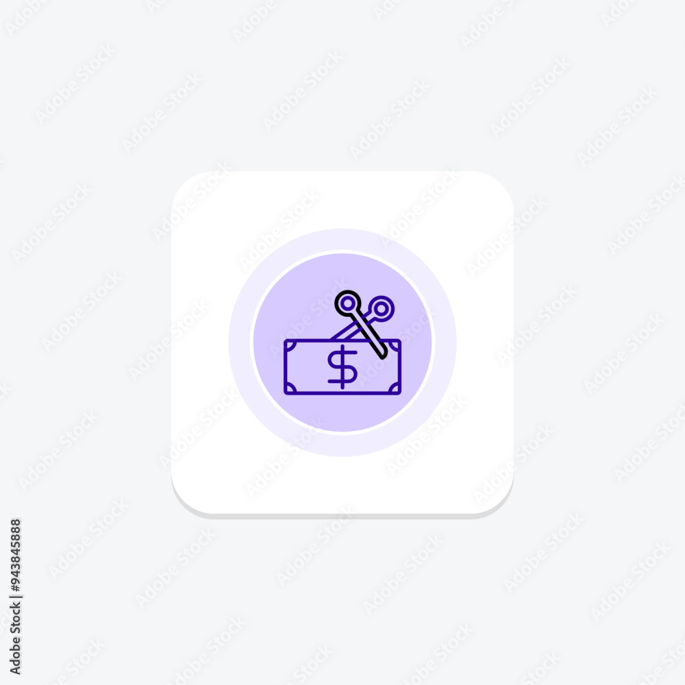 Price Slash icon, price, slash, discount, markdown line icon, editable vector icon, pixel perfect, illustrator ai file Price Slash icon, price, slash, discount, markdown line icon, editable vector icon, pixel perfect, illustrator ai file