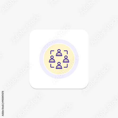 Professional Teamwork icon, teamwork, team, business, corporate, editable vector, pixel perfect, illustrator ai file