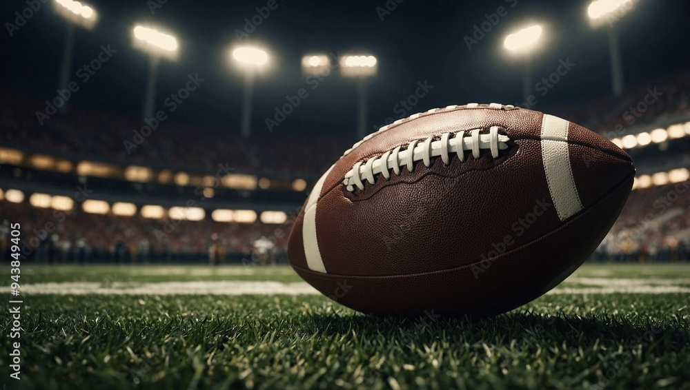 Obraz premium american football field