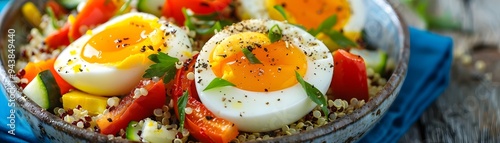 Hearty Quinoa Bowl with Roa...