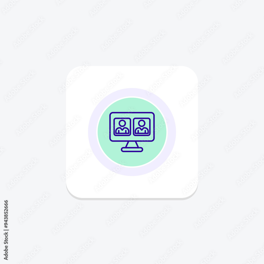 Digital Classroom icon, classroom, creative, thinking, education line icon, editable vector icon, pixel perfect, illustrator ai file Digital Classroom icon, classroom, creative, thinking, education line icon, editable vector icon, pixel perfect, illustrator ai file