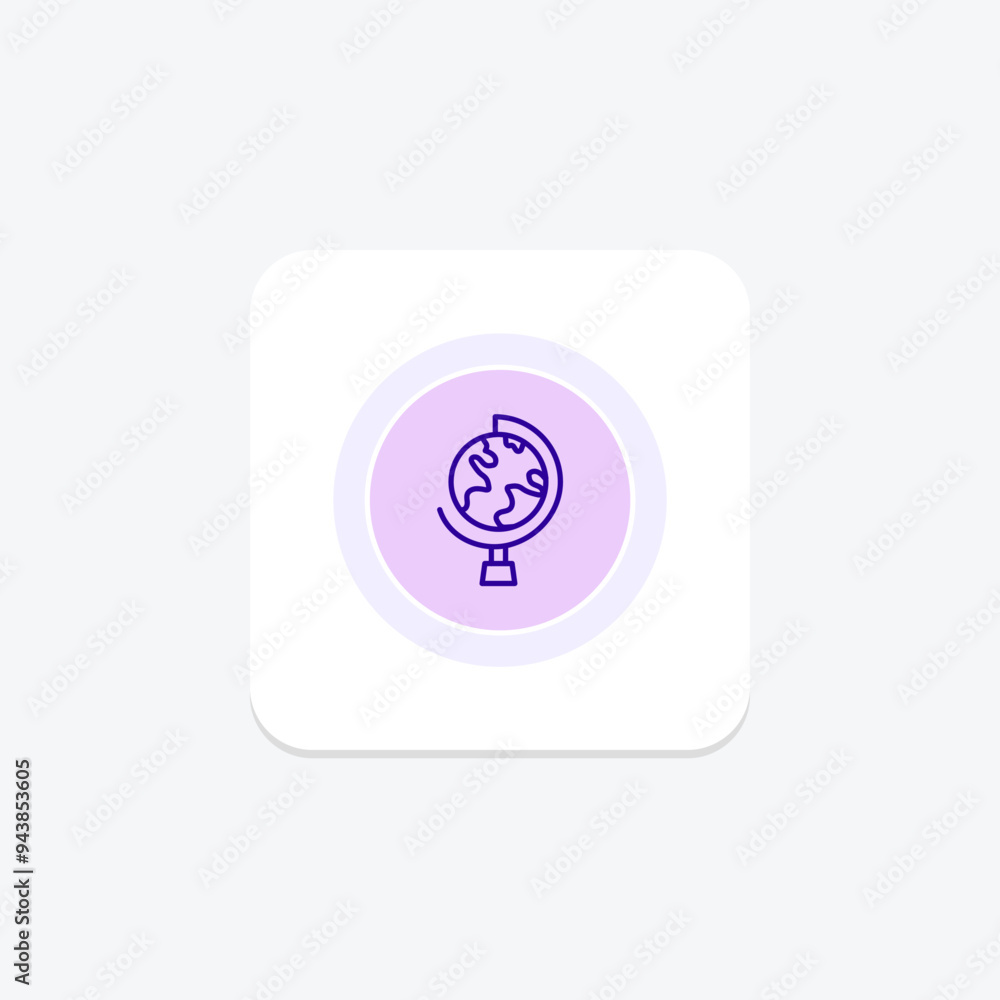 Geography icon, geographical study, geographical research, geographical inquiry, earth sciences line icon, editable vector icon, pixel perfect, illustrator ai file Geography icon, geographical study, geographical research, geographical inquiry, earth sciences line icon, editable vector icon, pixel perfect, illustrator ai file