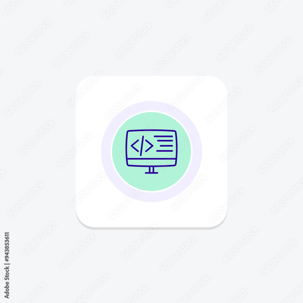 Coding icon, programming, computer programming, software development, coding languages line icon, editable vector icon, pixel perfect, illustrator ai file Coding icon, programming, computer programming, software development, coding languages line icon, editable vector icon, pixel perfect, illustrator ai file