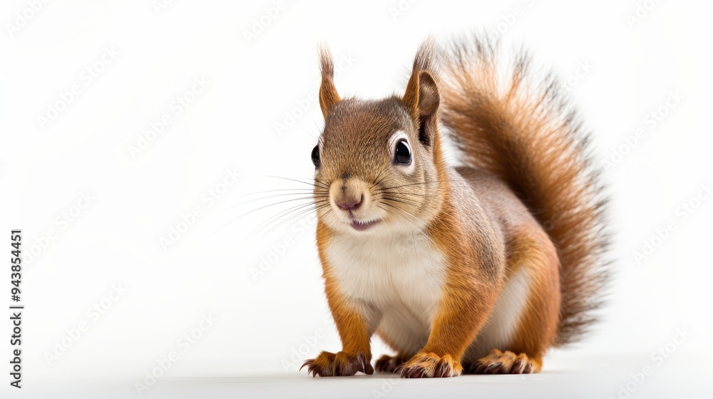 Fototapeta premium Cute Squirrel Posing for the Camera