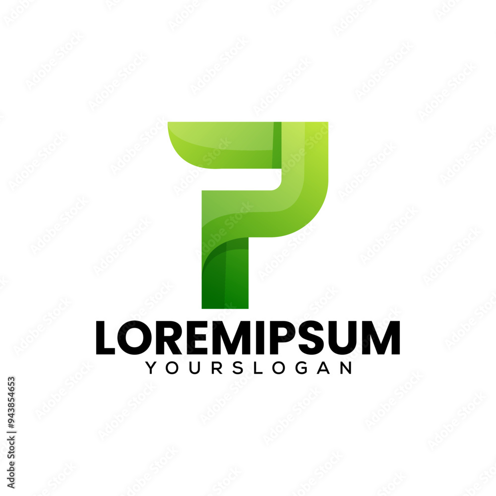 initials letter P creative logo design initials letter P creative logo design