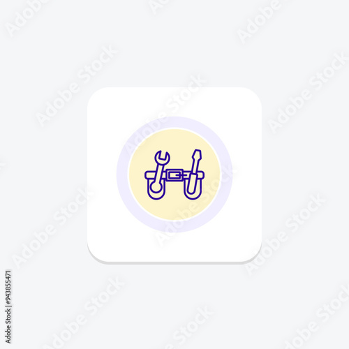 Tool Belt icon, belt, tools, repair, diy line icon, editable vector icon, pixel perfect, illustrator ai file Free Download Tool Belt icon, belt, tools, repair, diy line icon, editable vector icon, pixel perfect, illustrator ai file - GFXLoad