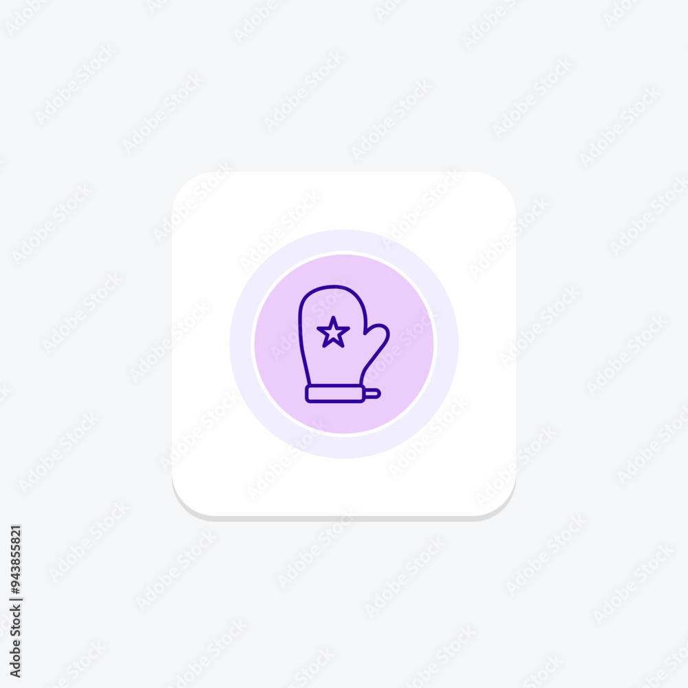 Grilling Mitt icon, mitt, bbq, grill, barbecue line icon, editable vector icon, pixel perfect, illustrator ai file Grilling Mitt icon, mitt, bbq, grill, barbecue line icon, editable vector icon, pixel perfect, illustrator ai file