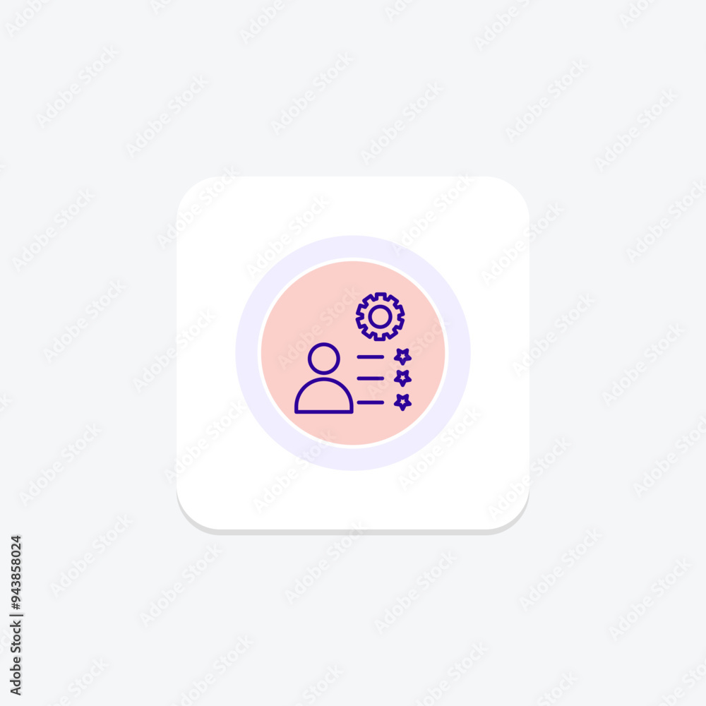Skills icon, gaming, game, abilities, talents line icon, editable vector icon, pixel perfect, illustrator ai file Skills icon, gaming, game, abilities, talents line icon, editable vector icon, pixel perfect, illustrator ai file