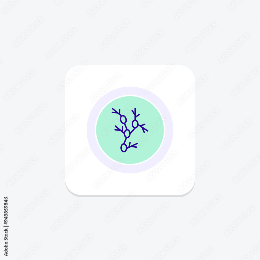 Lymph Nodes line icon , vector, pixel perfect, illustrator file Lymph Nodes line icon , vector, pixel perfect, illustrator file