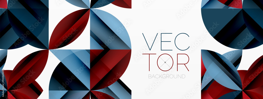 Circles and round shapes geometric minimal background Circles and round shapes geometric minimal background