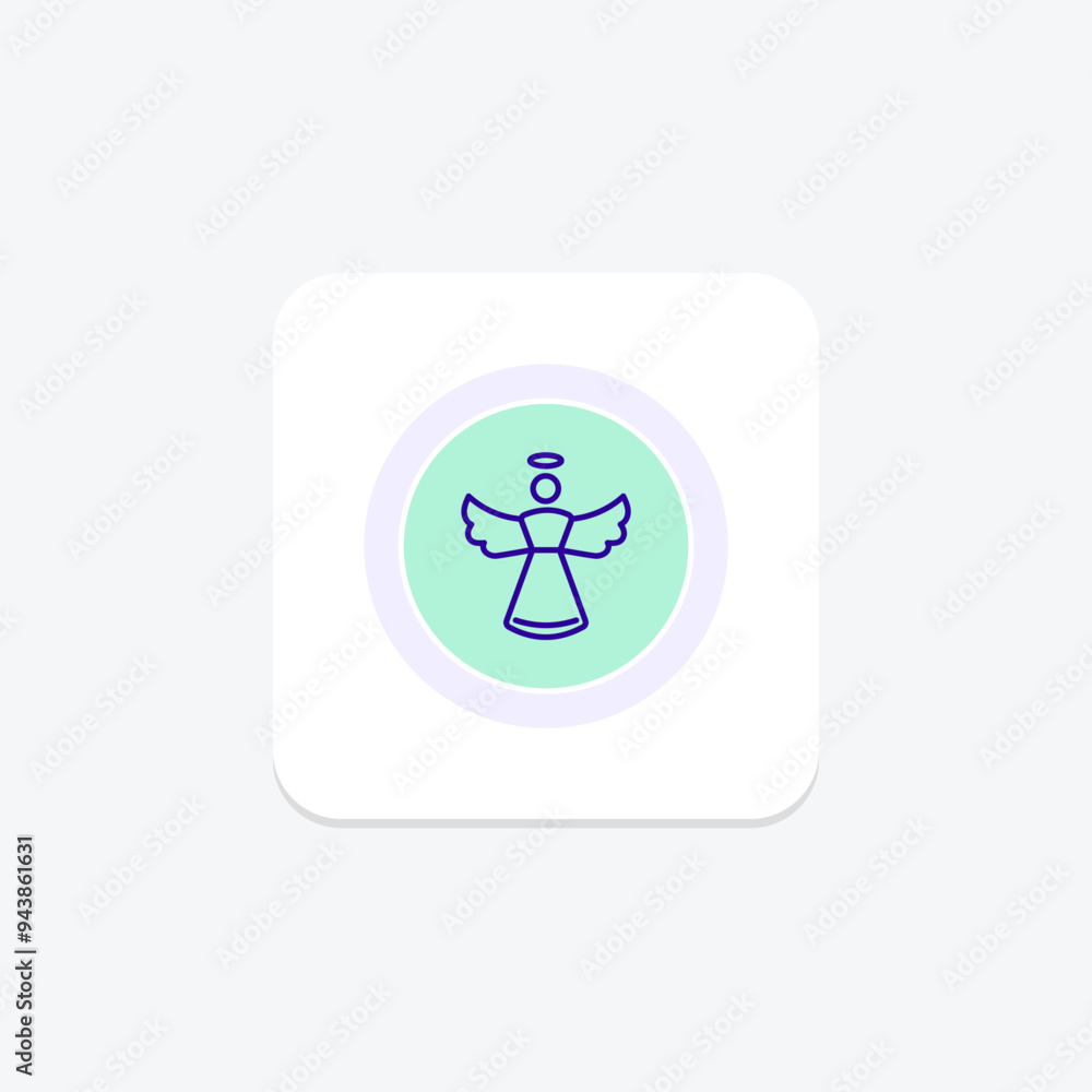 Cherub Angel icon, angel, baby, wing, heavenly line icon, editable vector icon, pixel perfect, illustrator ai file Cherub Angel icon, angel, baby, wing, heavenly line icon, editable vector icon, pixel perfect, illustrator ai file