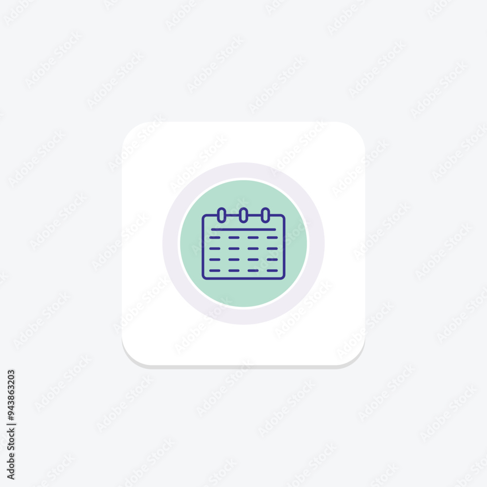 Calendar line icon , vector, pixel perfect, illustrator file Calendar line icon , vector, pixel perfect, illustrator file