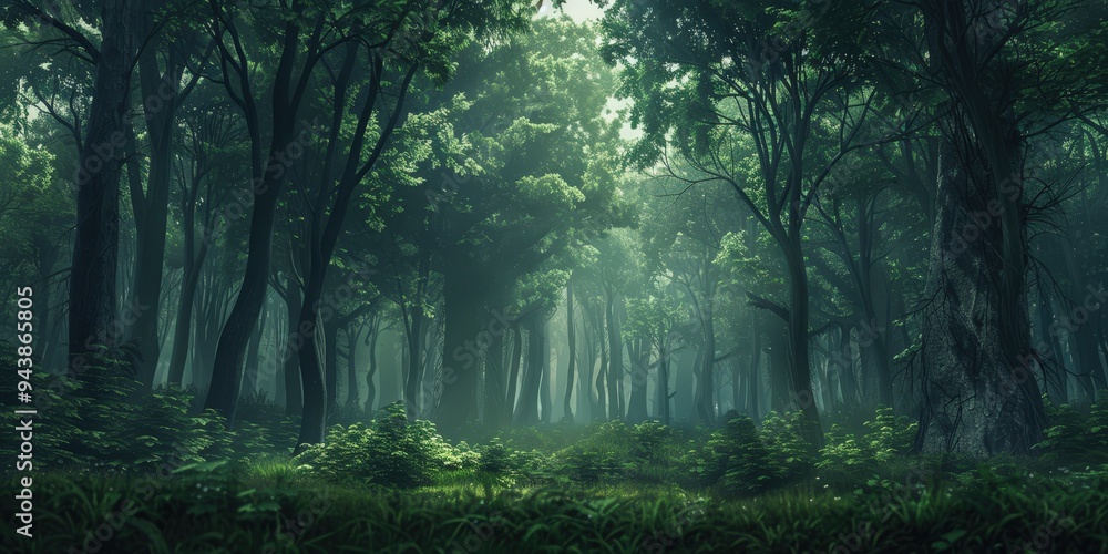 Obraz premium Mystical Forest Path