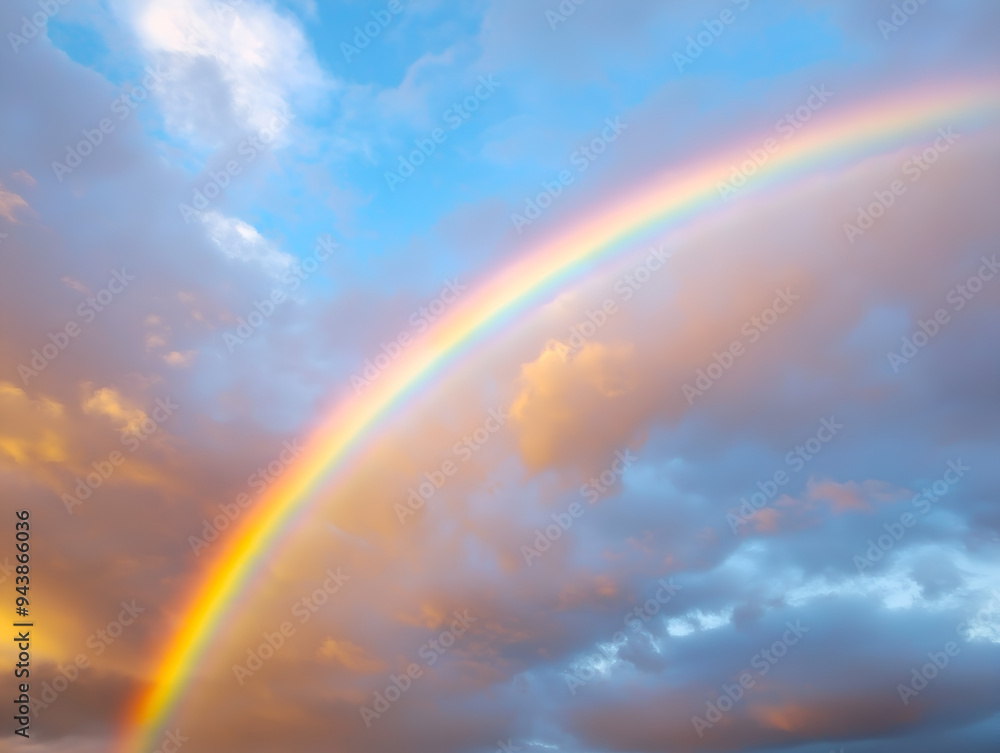 rainbow and clouds rainbow and clouds