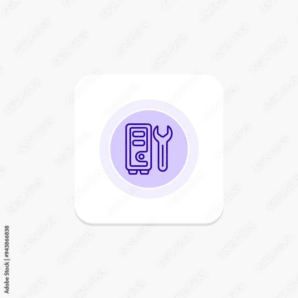 Hardware Repair line icon , vector, pixel perfect, illustrator file Hardware Repair line icon , vector, pixel perfect, illustrator file
