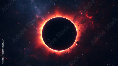 Black hole with fiery coron...