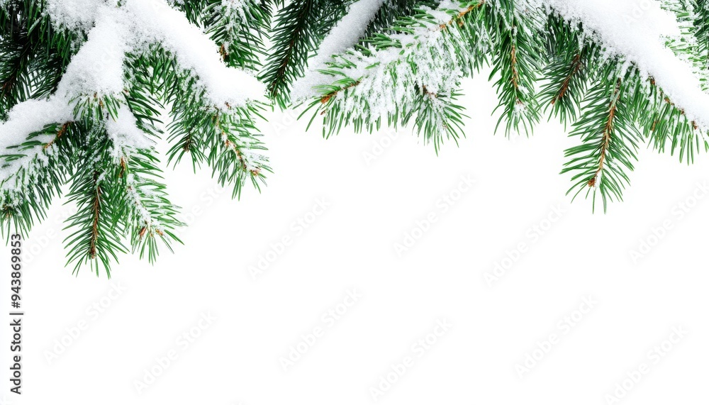Obraz premium Elegant Pine Branch Silhouette: Minimalist Botanical Art on White. Abstract Nature-Inspired Design for Seasonal Greetings, Eco-Friendly Branding, and Scandinavian-Style Decor. Versatile Graphic Elemen