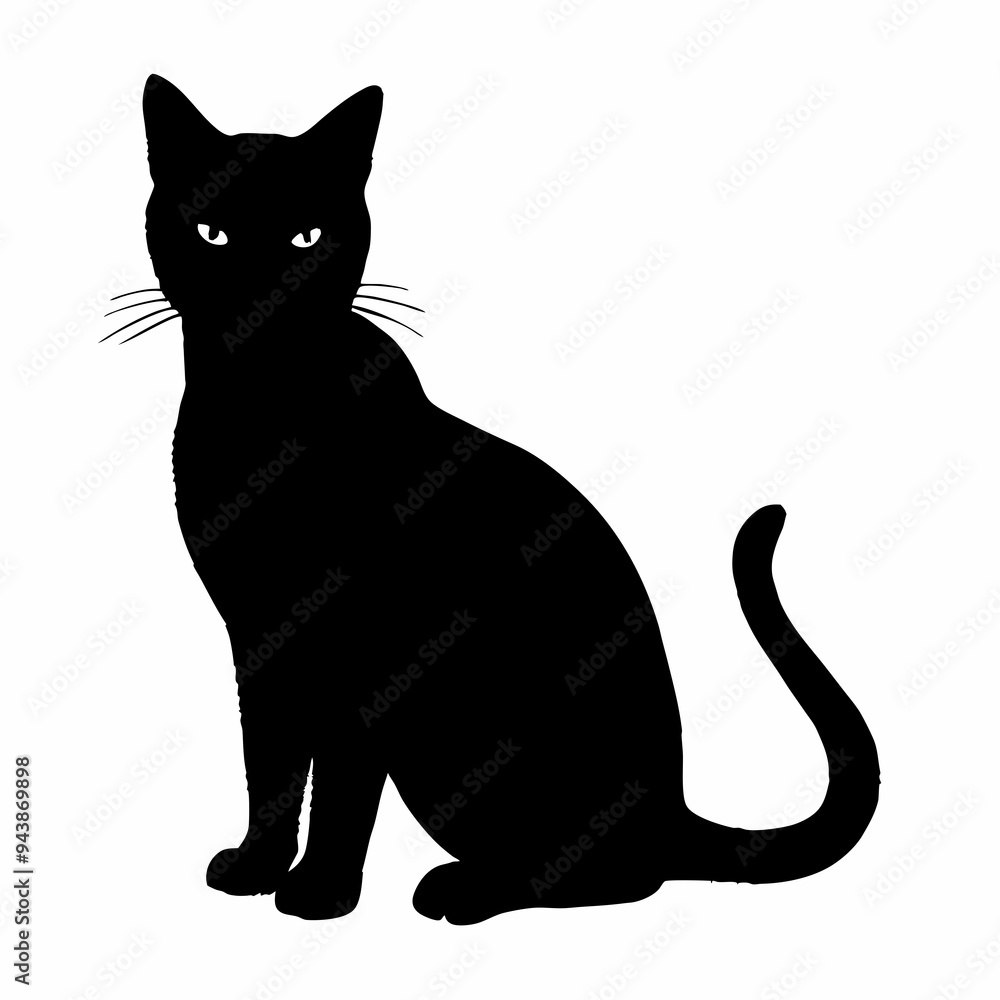 cat silhouette black vector SVG cat silhouette black vector SVG
