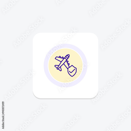 Travel Safety icon, travel safety, safety tips, travel safety tips, safety measures line icon, editable vector icon, pixel perfect, illustrator ai file