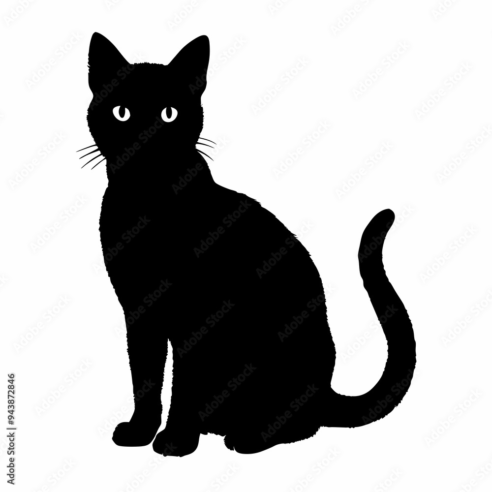 cat silhouette black vector SVG cat silhouette black vector SVG