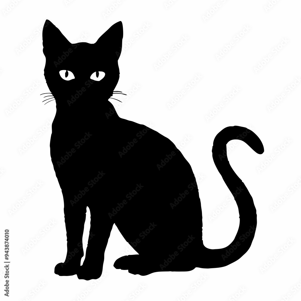 cat silhouette black vector SVG cat silhouette black vector SVG