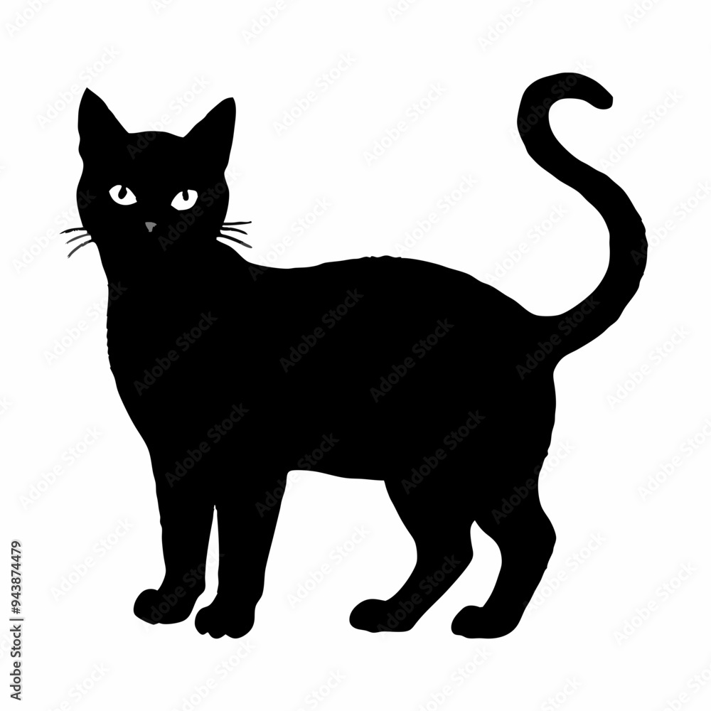 cat silhouette black vector SVG cat silhouette black vector SVG
