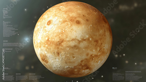 Close-up of Jupiter, a gas ...