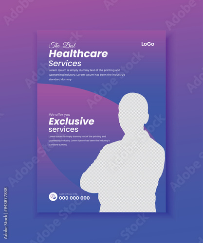 Medical poster, Roll-Up, Dl Flyer, And Rack Card Design