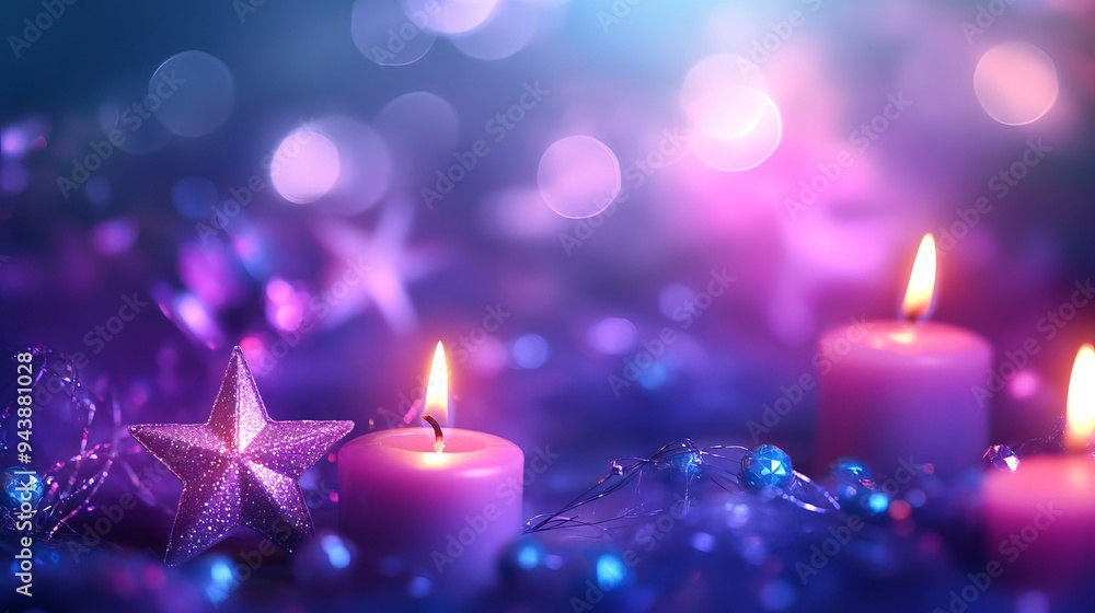 Enchanting Magical Forest with Christmas Trees and Lights Enchanting Magical Forest with Christmas Trees and Lights