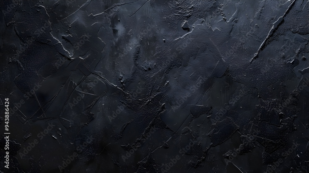 Fototapeta premium Unpainted Flat Black Matte Textured Background for Presentation or Branding