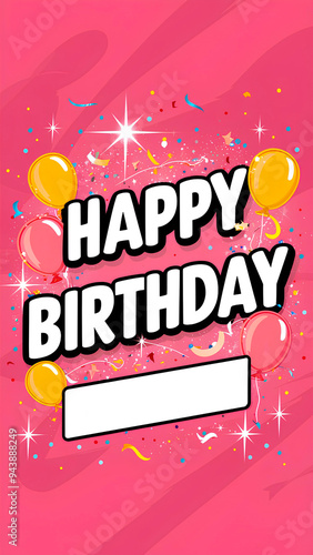 happy birthday design space for text