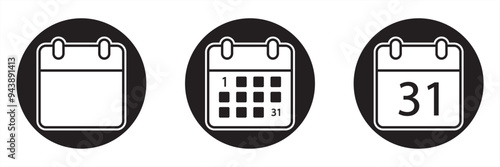 simple calendar icon vector illustration