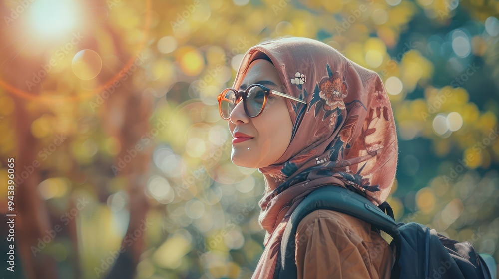 Muslim Woman in Nature Muslim Woman in Nature