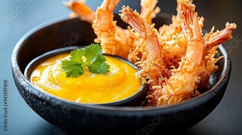 Coconut Shrimp with Mango Sauce
