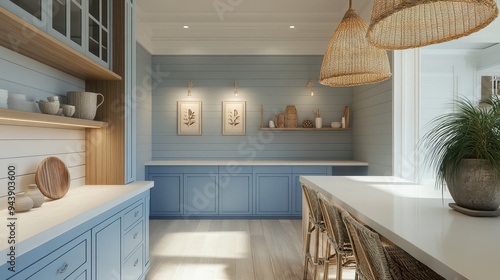 Coastal Kitchen Interior Design