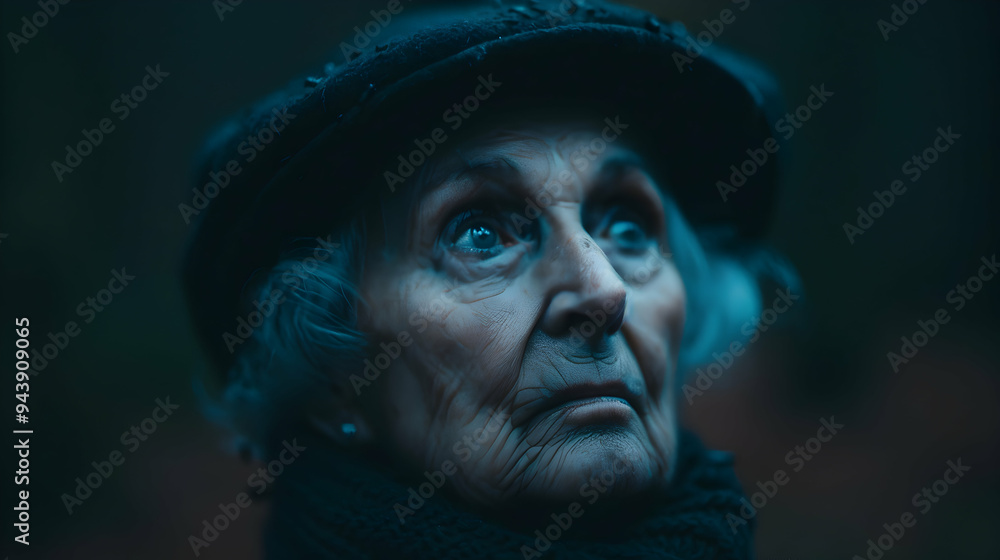 Elderly Engaging Birdwatching Elderly With Elderly Engaging Birdwatching Elderly With