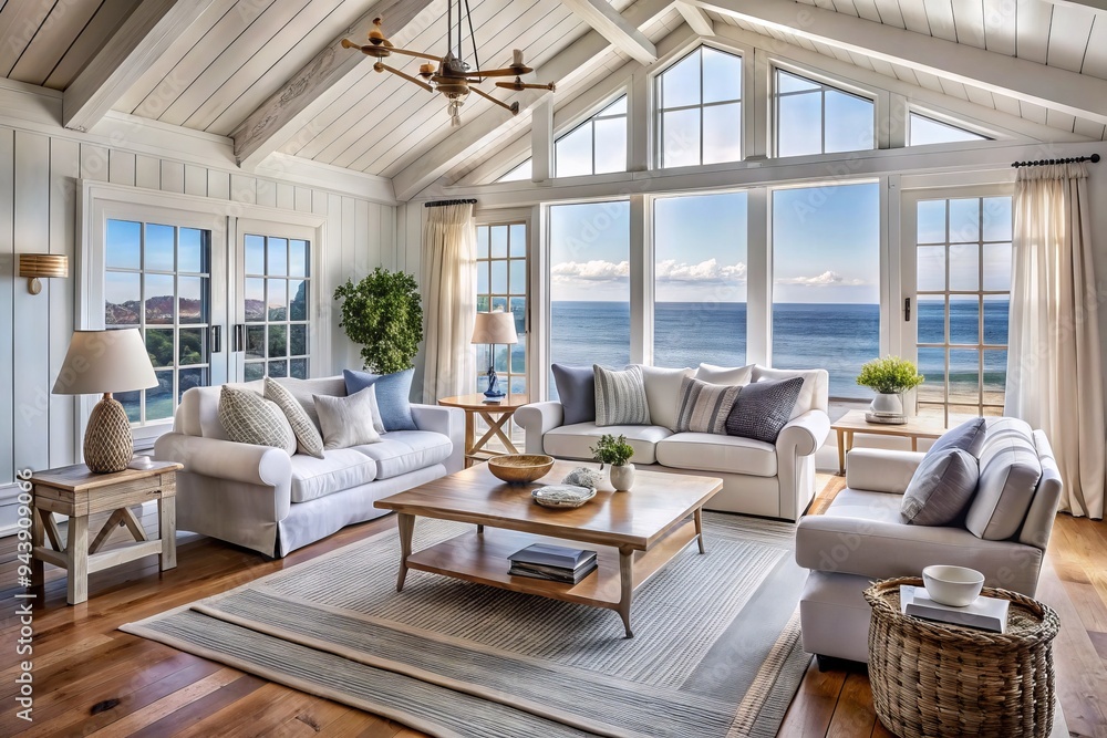 Coastal Retreat: Whitewashed, nautical, airy, weathered, cozy Coastal Retreat: Whitewashed, nautical, airy, weathered, cozy