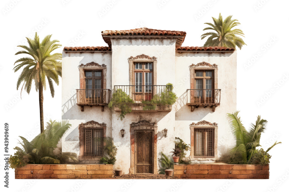 Fototapeta premium PNG Casa architecture building hacienda.