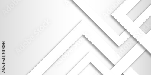 Abstract background with lines White background with diamond and triangle shapes layered in modern abstract pattern design Space design concept Suit for business, corporate, institution presentation.	
