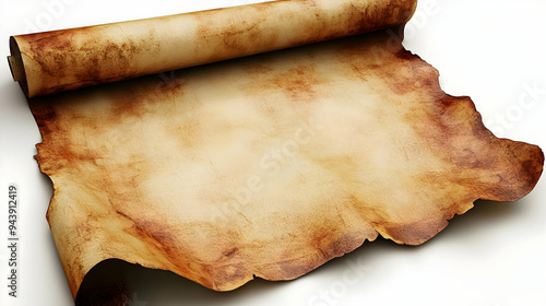 Old, rolled up, and distres...
