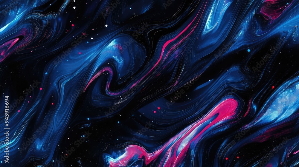 Dynamic abstract pattern with night colors and bold blue streaks, creating a sense of movement. Dynamic abstract pattern with night colors and bold blue streaks, creating a sense of movement.