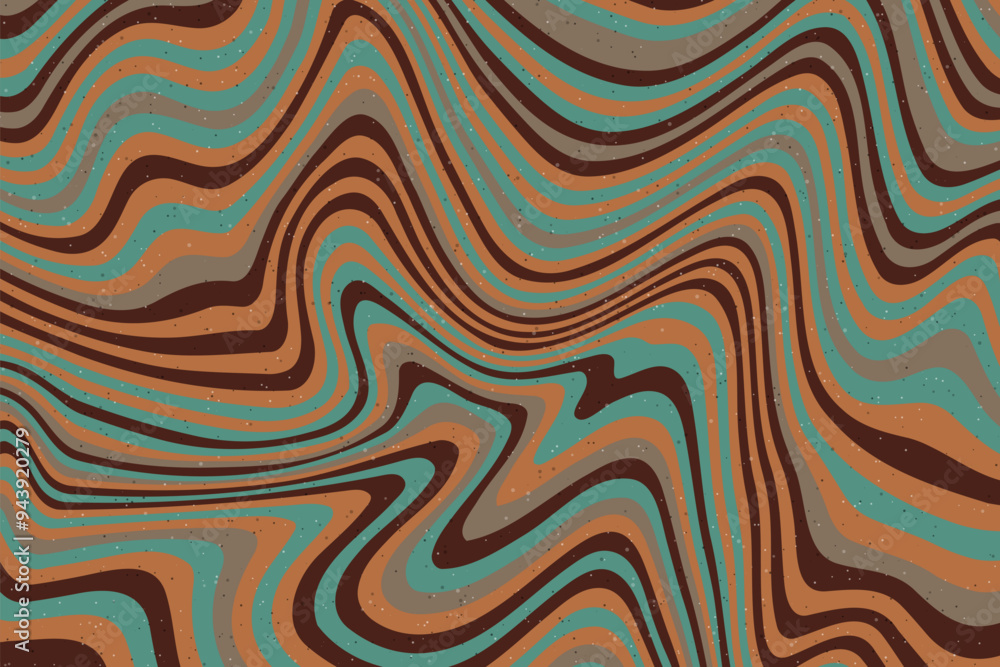Obraz premium Abstract psychedelic groovy background. Vector.