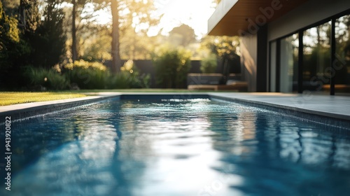 Swimming Pool in the Backyard