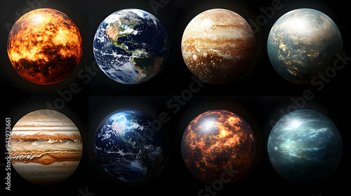 Six Planets with Realistic ...