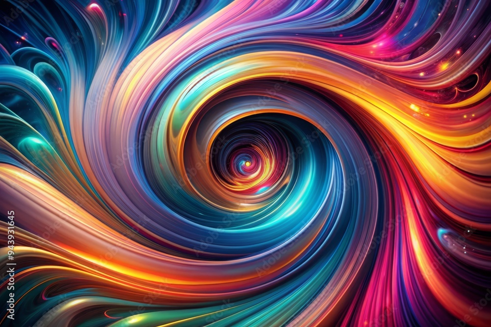 Kinetic and Dynamic Motion: Fluid lines, swirling patterns, implied movement. Kinetic and Dynamic Motion: Fluid lines, swirling patterns, implied movement.